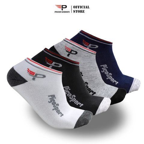 Bộ 5 đôi vớ nam tất nam cổ ngắn VN02 PigoFashion