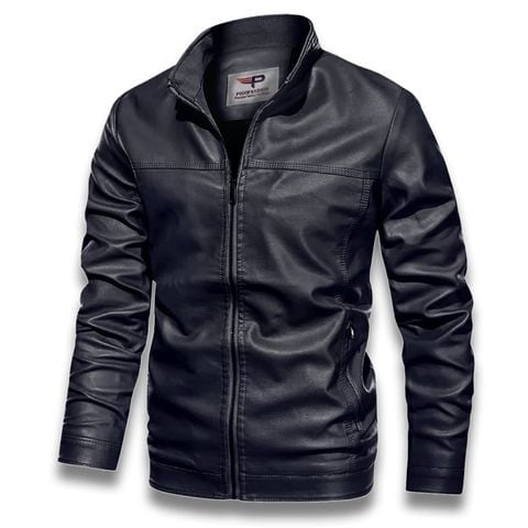 Áo khoác da nam lót lông cổ điển cao cấp ADN09 chính hãng - Pigofashion