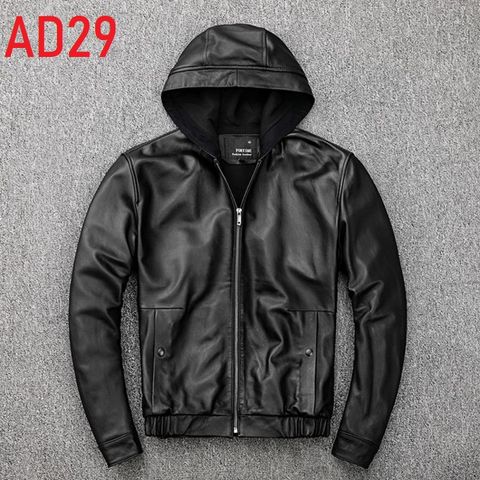 Áo khoác da nam lót thun có nón AD29 PigoFashion