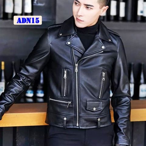 Áo khoác da nam Biker cao cấp ADN15