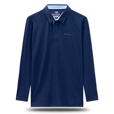 Áo thun nam cổ bẻ dài tay thể thao vải co giãn thoáng mát ADT05 PigoFashion