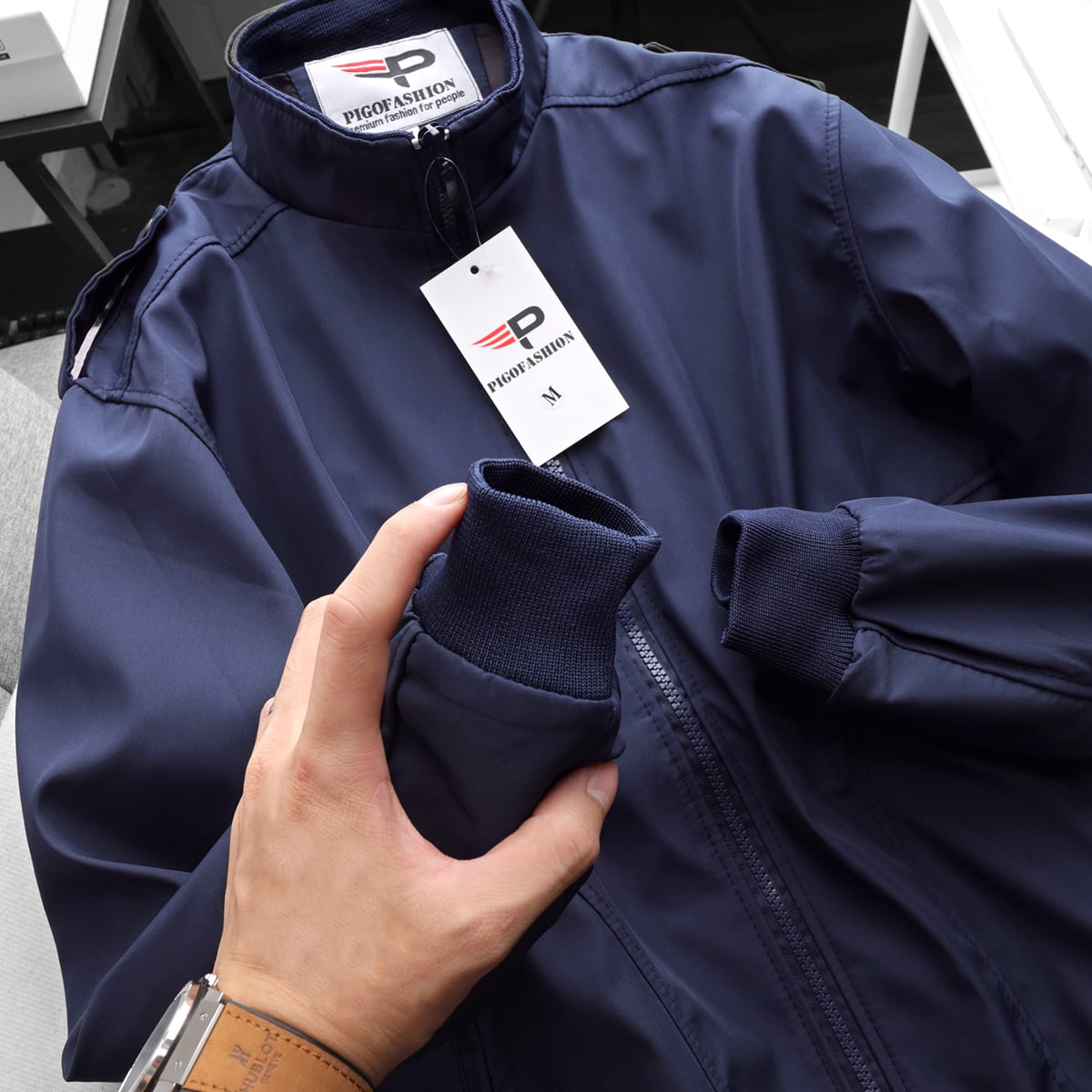 Áo khoác dù nam 2 lớp dày dặn AKD25 Pigofashion