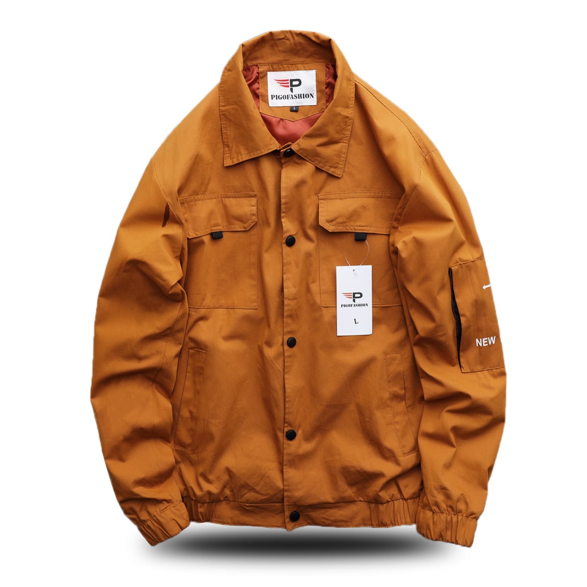 Áo khoác kaki nam kiểu hàn cổ bẻ AKK19 PigoFashion