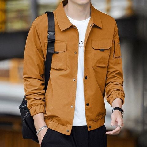 Áo khoác kaki nam kiểu hàn cổ bẻ AKK19 PigoFashion