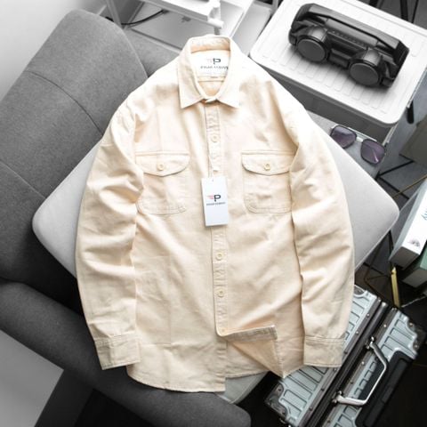 Áo khoác kaki nam túi hộp wash form trẻ trung Pigofashion AKKJ03