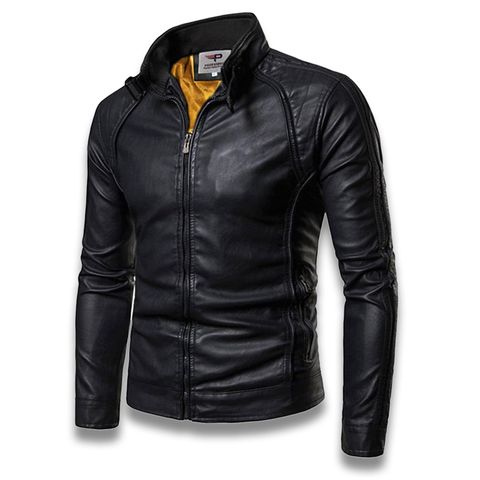 Áo khoác da nam lót lông cao cấp AD28 PigoFashion