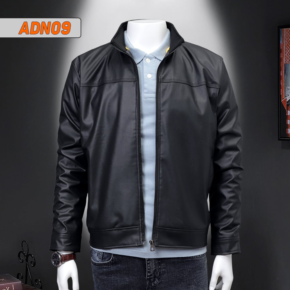 Áo khoác da nam lót lông cổ điển cao cấp ADN09 chính hãng - Pigofashion