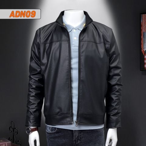 Áo khoác da nam lót lông cổ điển cao cấp ADN09 chính hãng - Pigofashion
