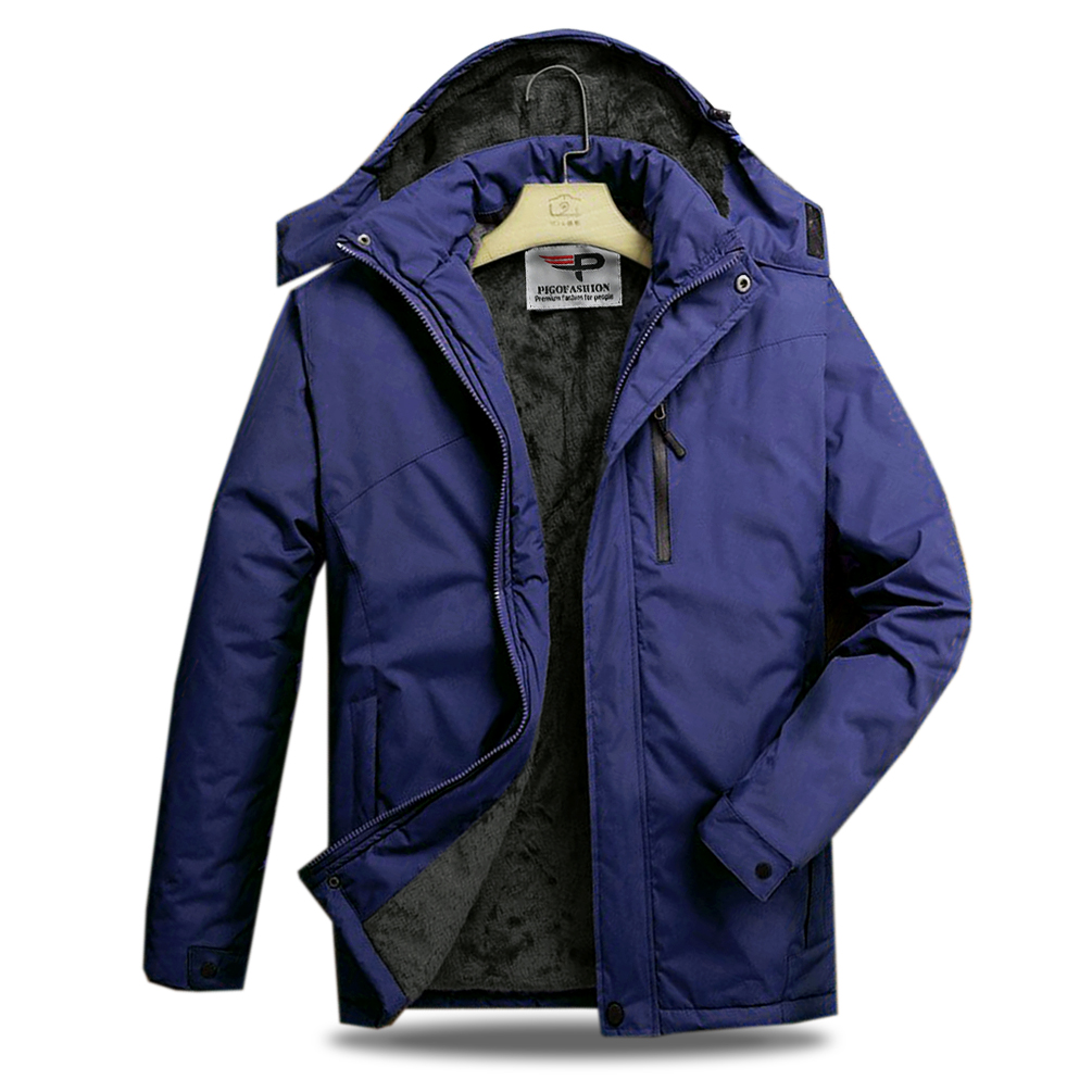 Áo khoác dù lót lông thu đông chống nước, nón rời hàng xuất khẩu cao cấp AKD42 PIGOFASHION