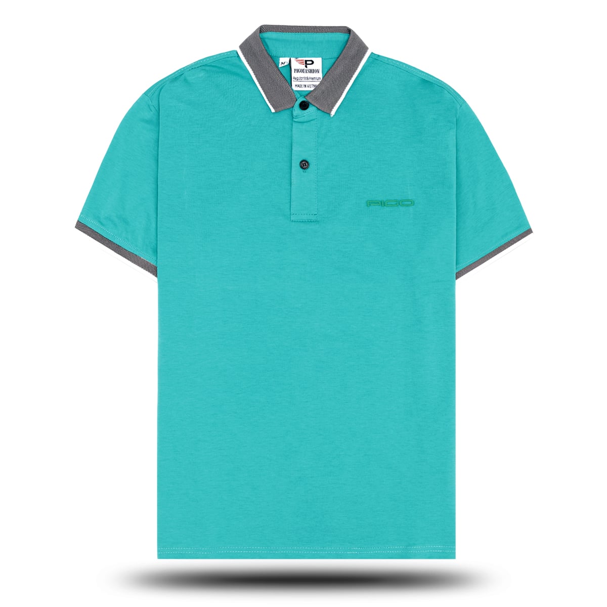 Áo thun polo nam cổ bẻ PPL32 PIGOFASHION cotton mịn co giãn 4 chiều thoáng mát nhiều màu