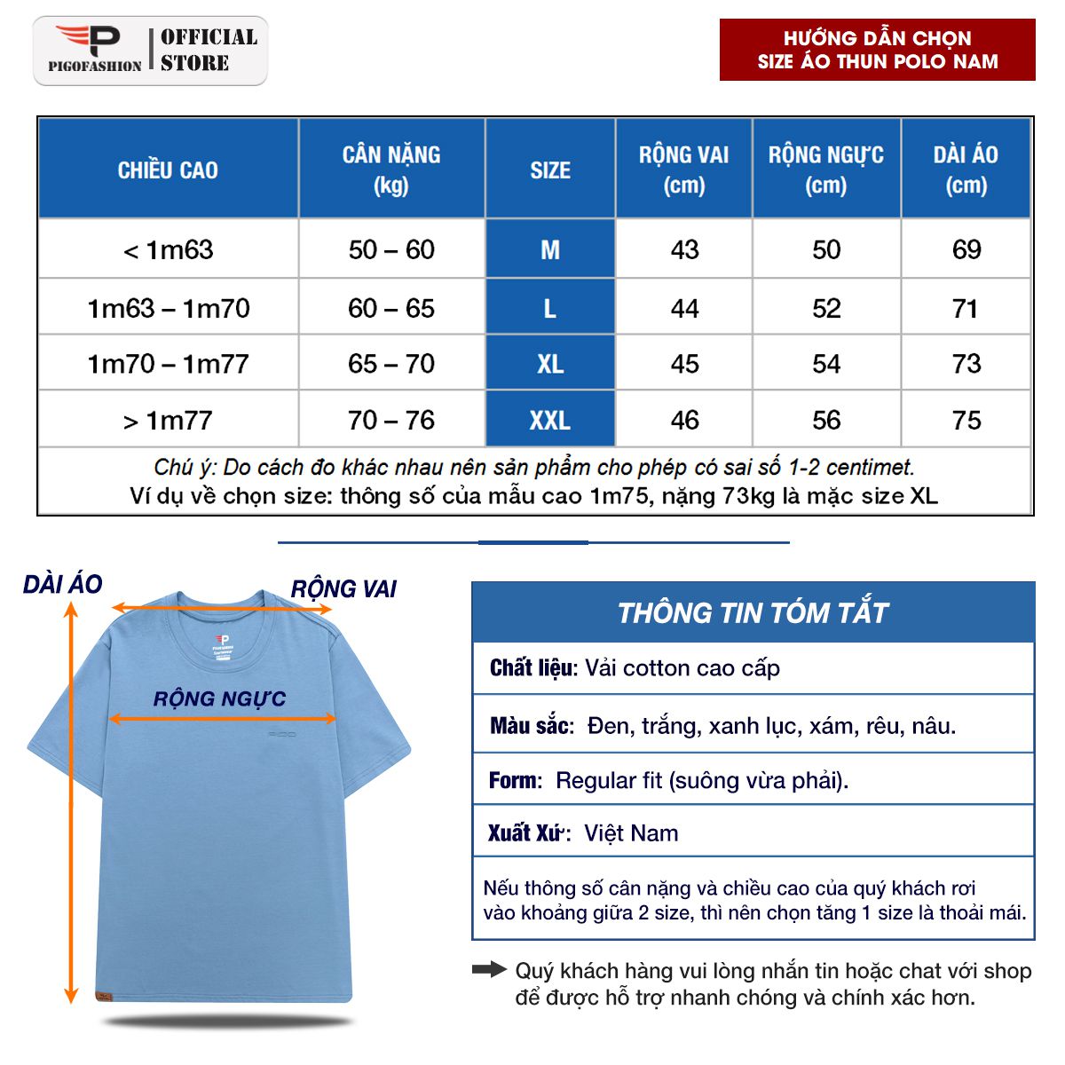 Bộ thể thao nam ngắn tay chất lượng cao, áo thun cổ tròn và quần short thun ATS08.QCT02 PIGOFASHION