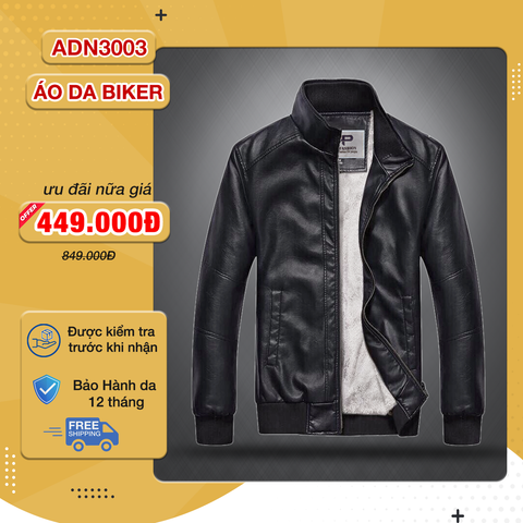 Áo Khoác da nam lót lông  cao cấp AD30 PigoFashion