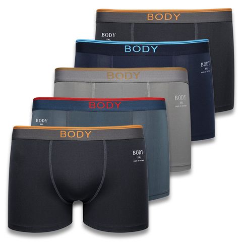 Bộ 5 quần lót đùi boxer thun lạnh cao cấp BODY07 PigoFashion