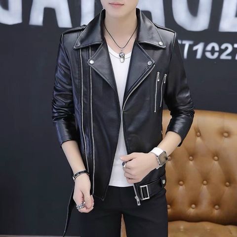 Áo khoác da nam lót dù mẫu mới thời trang ADN33 PigoFashion