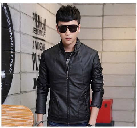 Áo Khoác da nam lót lông AD14 Pigofashion