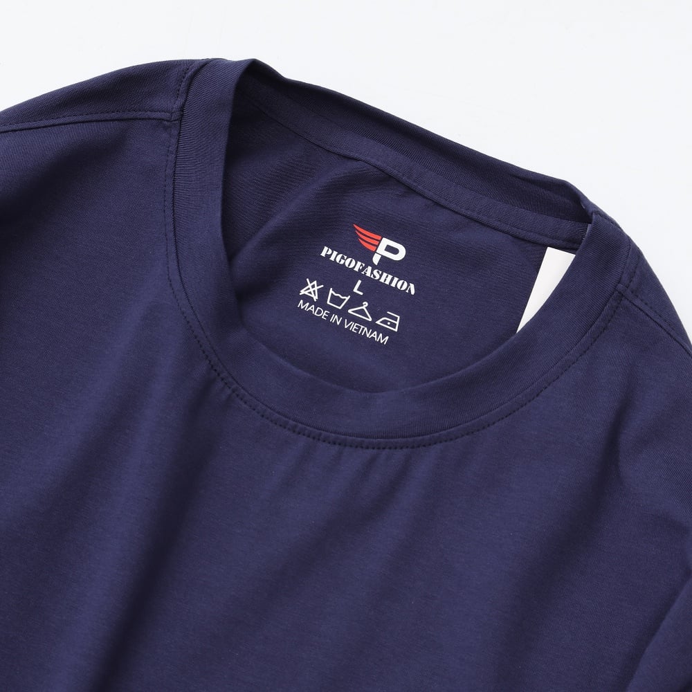 Áo thun nam cổ tròn cotton nhiều màu co giãn thoáng mát CT08 PIGOFASHION