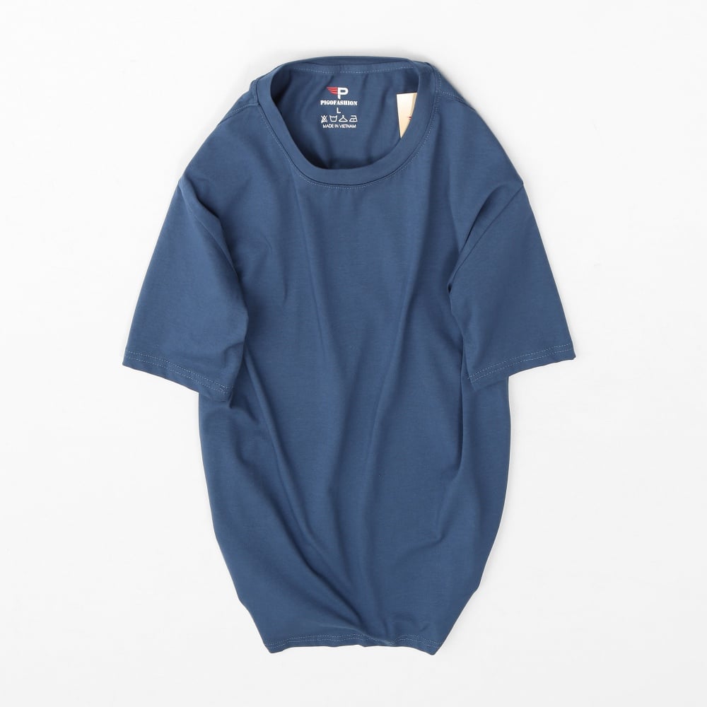 Áo thun nam cổ tròn cotton nhiều màu co giãn thoáng mát CT08 PIGOFASHION