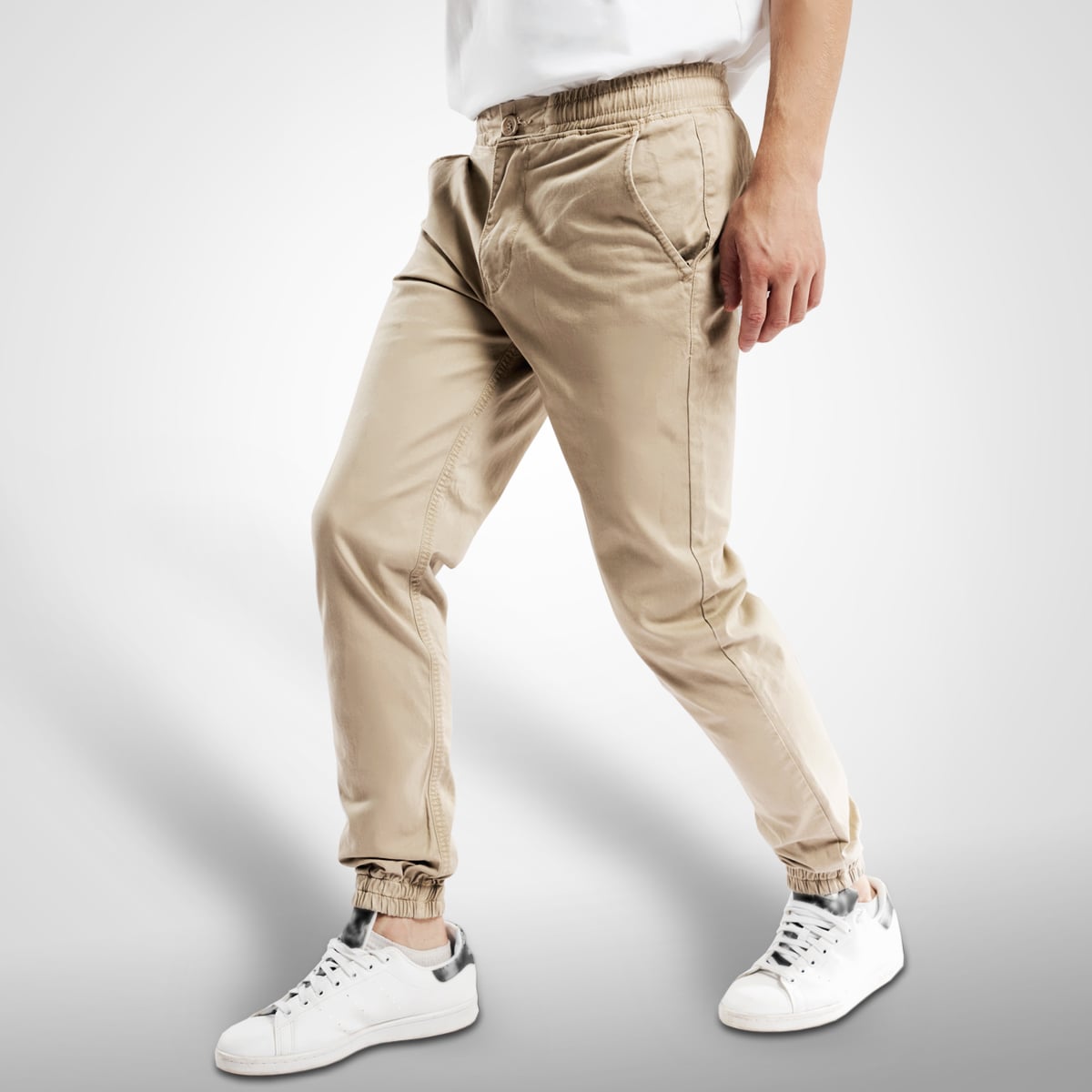 Quần Jogger kaki nam co giãn zip khóa kéo, form Regular fit chính hãng JGK01 Pigofashion