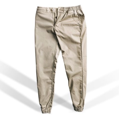Quần Jogger kaki nam co giãn zip khóa kéo, form Regular fit chính hãng JGK01 Pigofashion