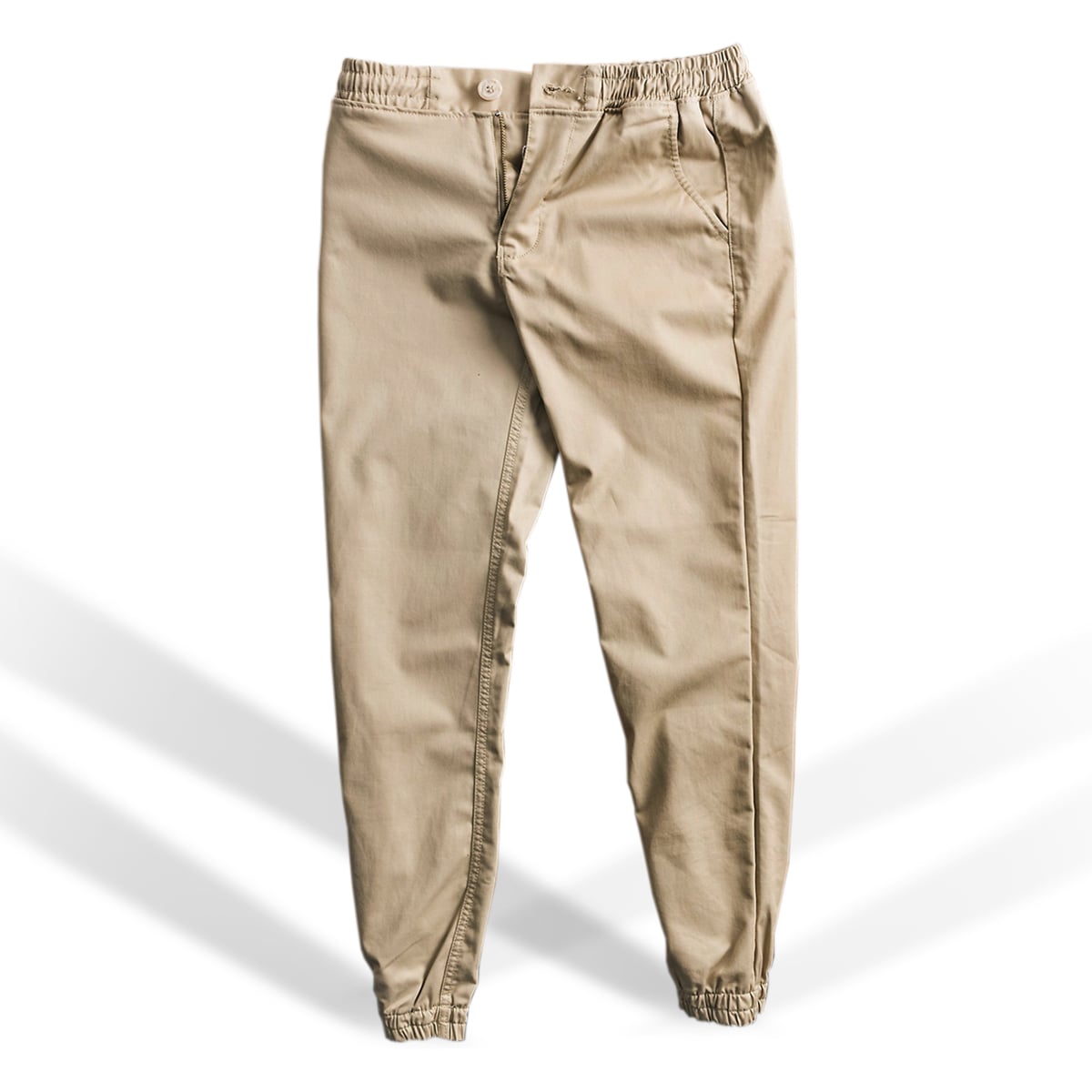 Quần Jogger kaki nam co giãn zip khóa kéo, form Regular fit chính hãng JGK01 Pigofashion