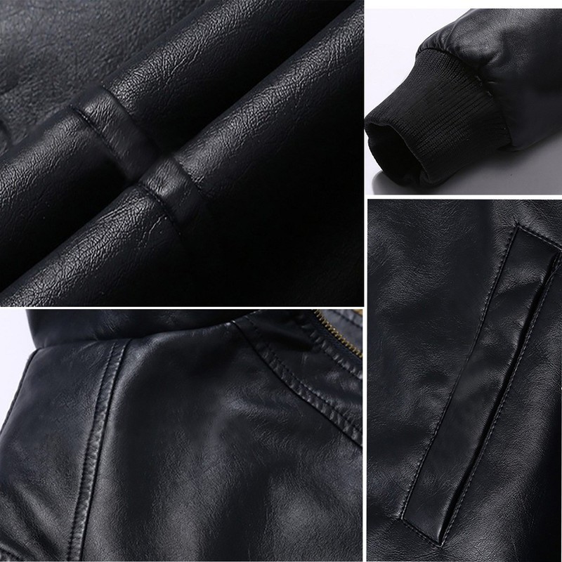 Áo Khoác da nam lót lông  cao cấp AD30 PigoFashion