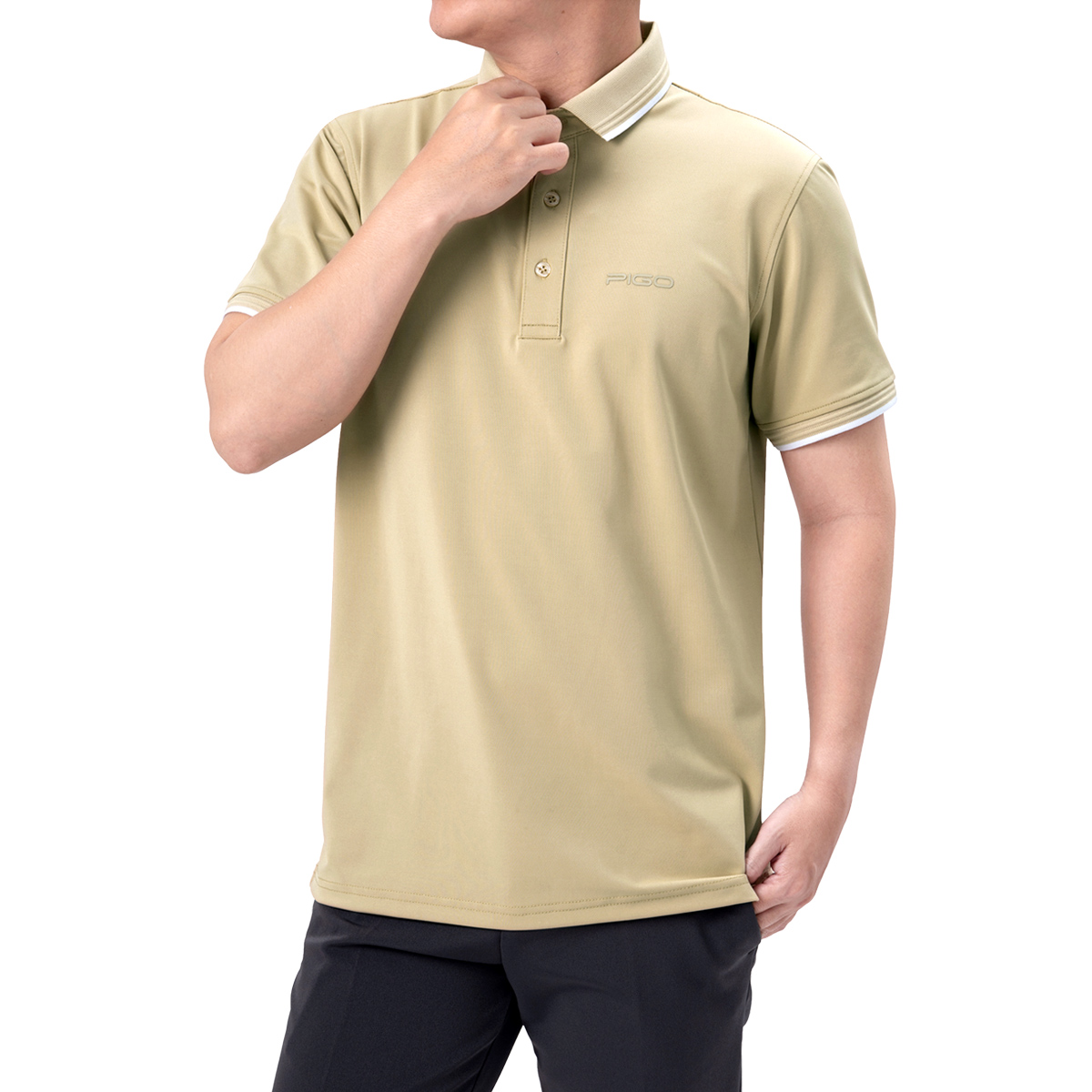 Áo thun cổ bẻ chất liệu thun co giãn 4 chiều cao cấp 4 chiều PigoFashion PPL36