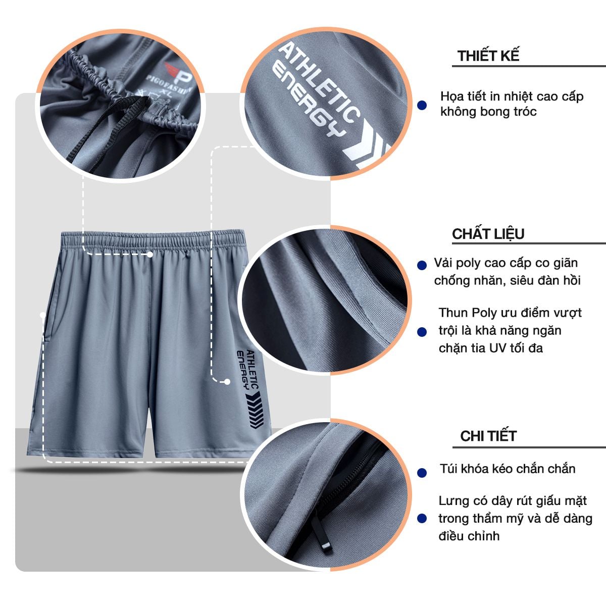 Bộ thể thao nam áo thun cổ bẻ co giãn 4 chiều, quần thun thể thao ATT01.QCT03 PIGOFASHION chất lượng, thoáng mát