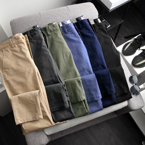 Quần kaki dài Regular Pigofashion PGQKK01 be vàng