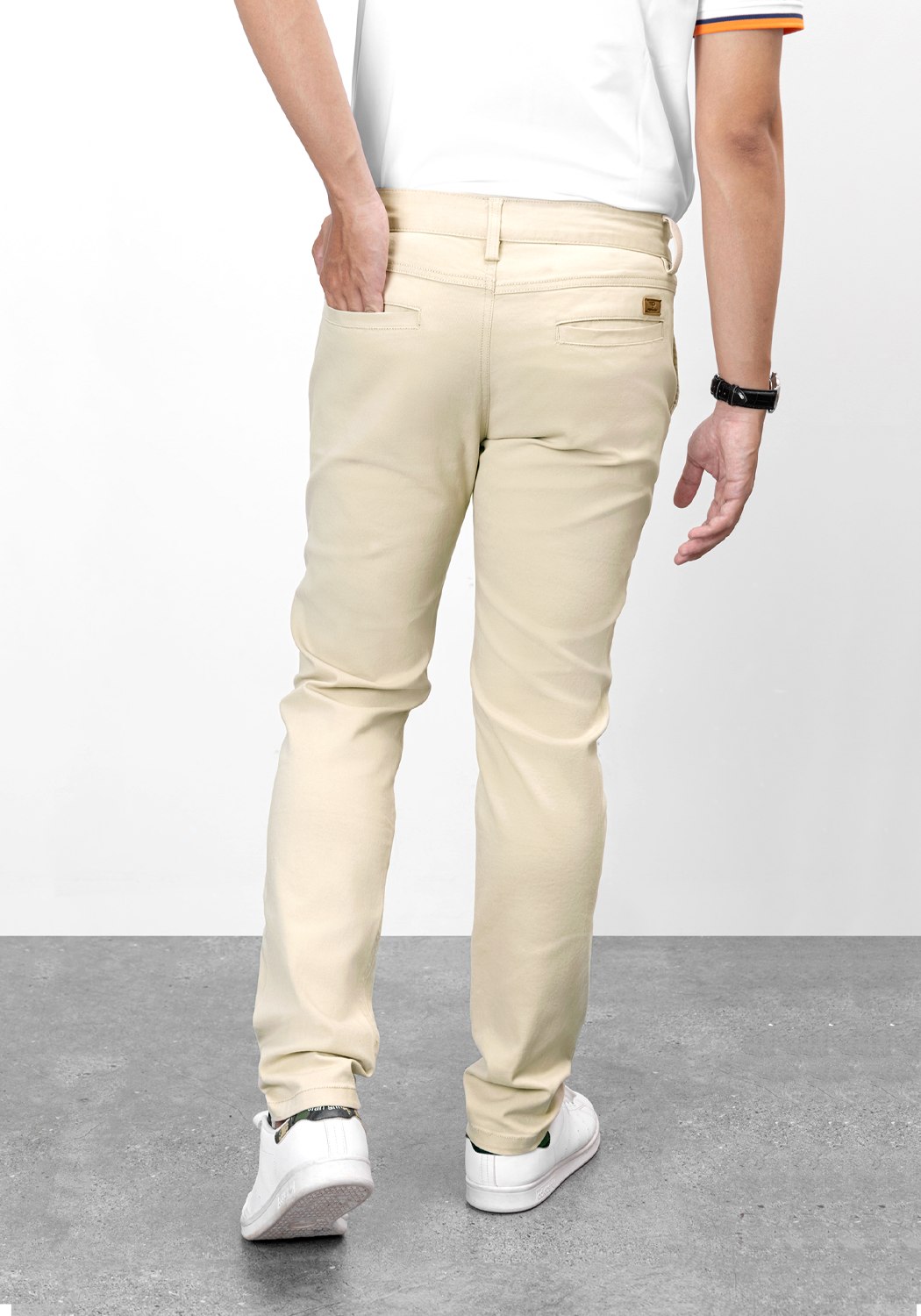 Quần Kaki Dài Nam Pigofashion, Đứng Phom, Tôn Dáng QKK03 Be Kem