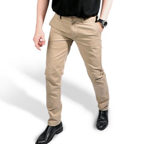 Quần kaki dài nam form regular Pigofashion QKK01 chọn nhiều màu