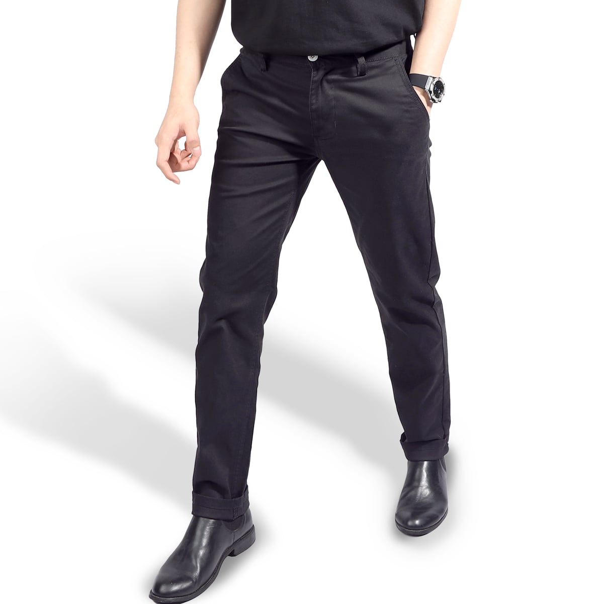 Quần kaki dài nam form regular Pigofashion QKK01 chọn nhiều màu