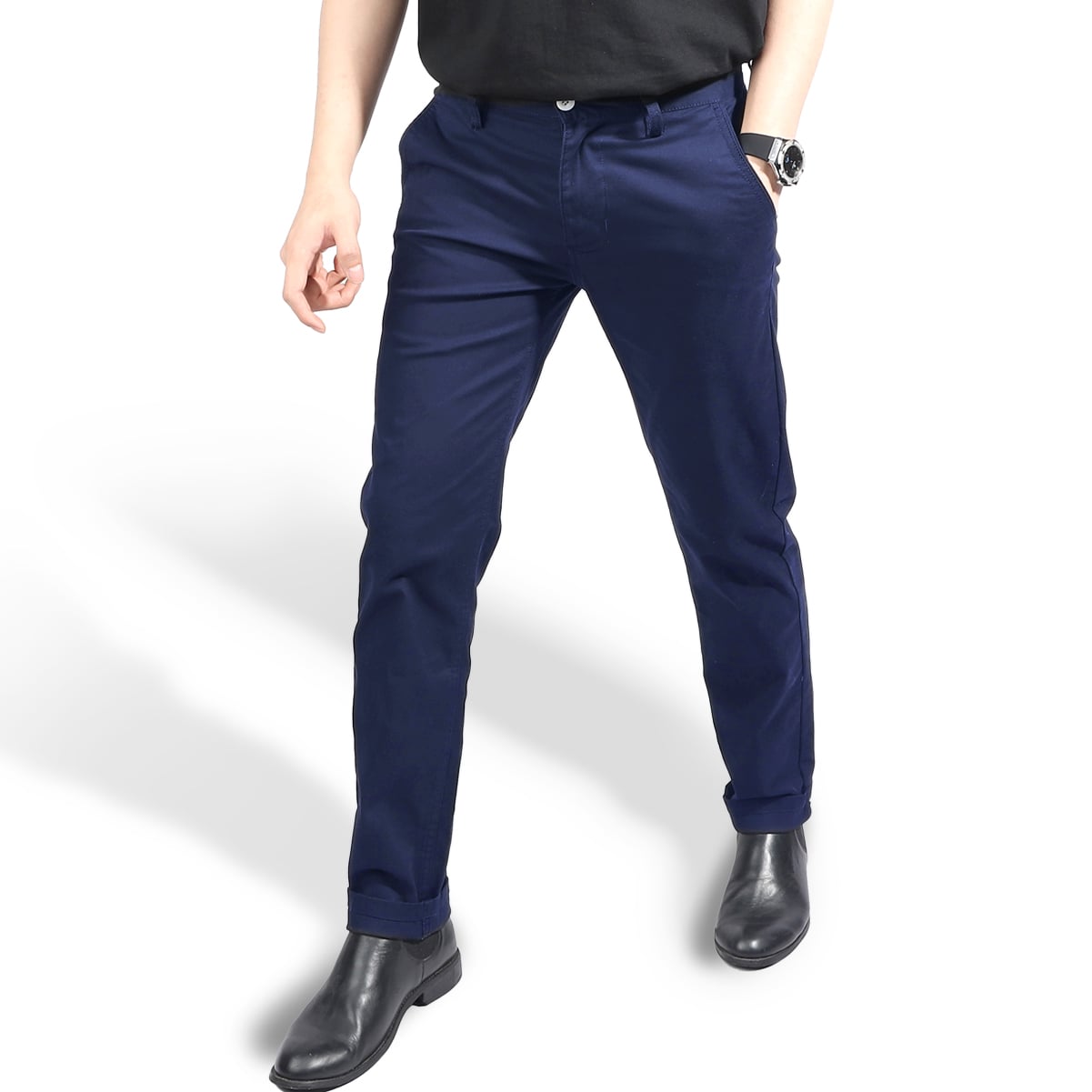 Quần kaki dài nam form regular Pigofashion QKK01 chọn nhiều màu