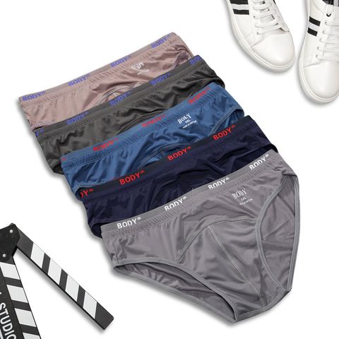 Bộ 5 quần lót tam giác lưng nhỏ BODY01 PigoFashion màu ngẫu nhiên