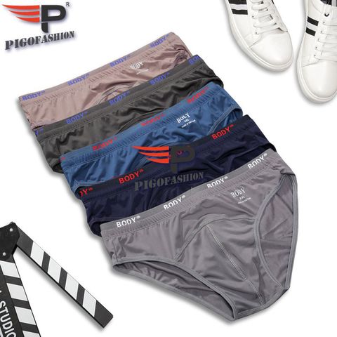 Bộ 3 quần lót tam giác lưng nhỏ BODY01 PigoFashion màu ngẫu nhiên