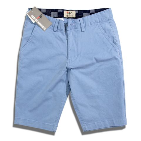 Bộ 2 quần short kaki nam vải pha thun co giãn nhẹ PSK03 PigoFashion màu xanh biển xanh công (chọn thêm màu)