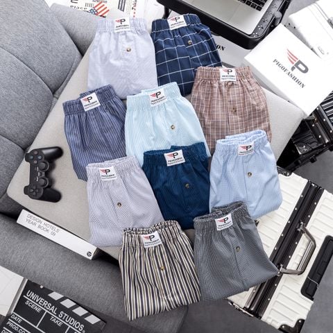 Quần đùi nam caro có túi QDCR03 PigoFashion màu ngẫu nhiên