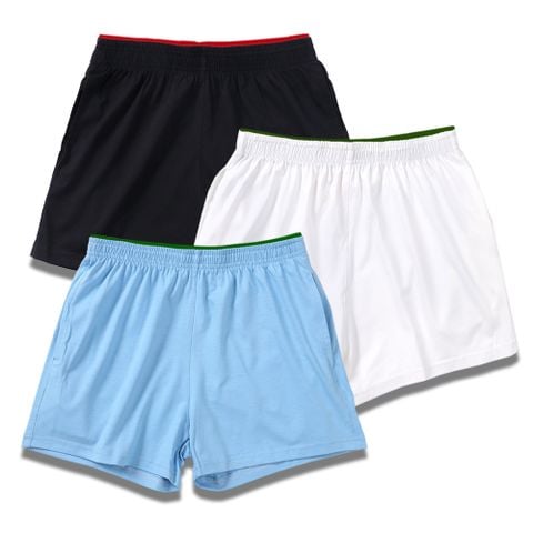 Combo 3 quần đùi ngủ nam thun cotton bốn chiều trong ngày nắng nóng QCT01 - PIGOFASHION