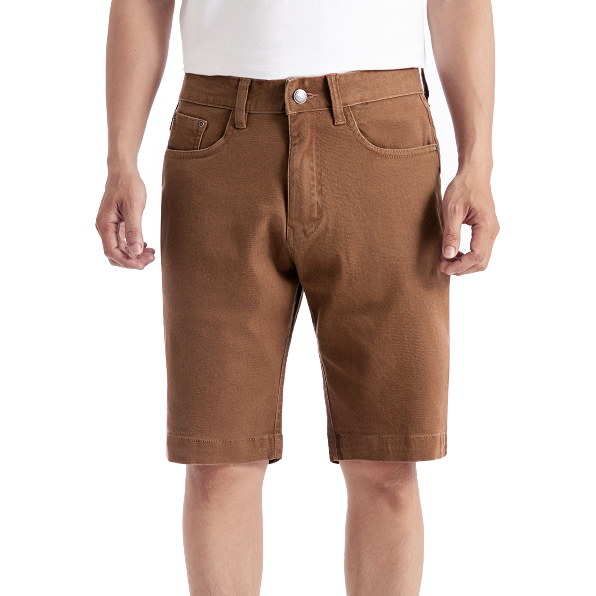 Quần short kaki nam kiểu dáng jean co giãn nhẹ mát mẻ mùa hè SKJ01 PigoFashion