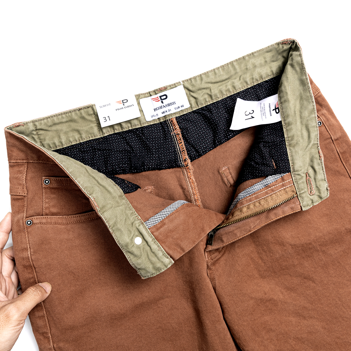 Quần short kaki nam kiểu dáng jean co giãn nhẹ mát mẻ mùa hè SKJ01 PigoFashion