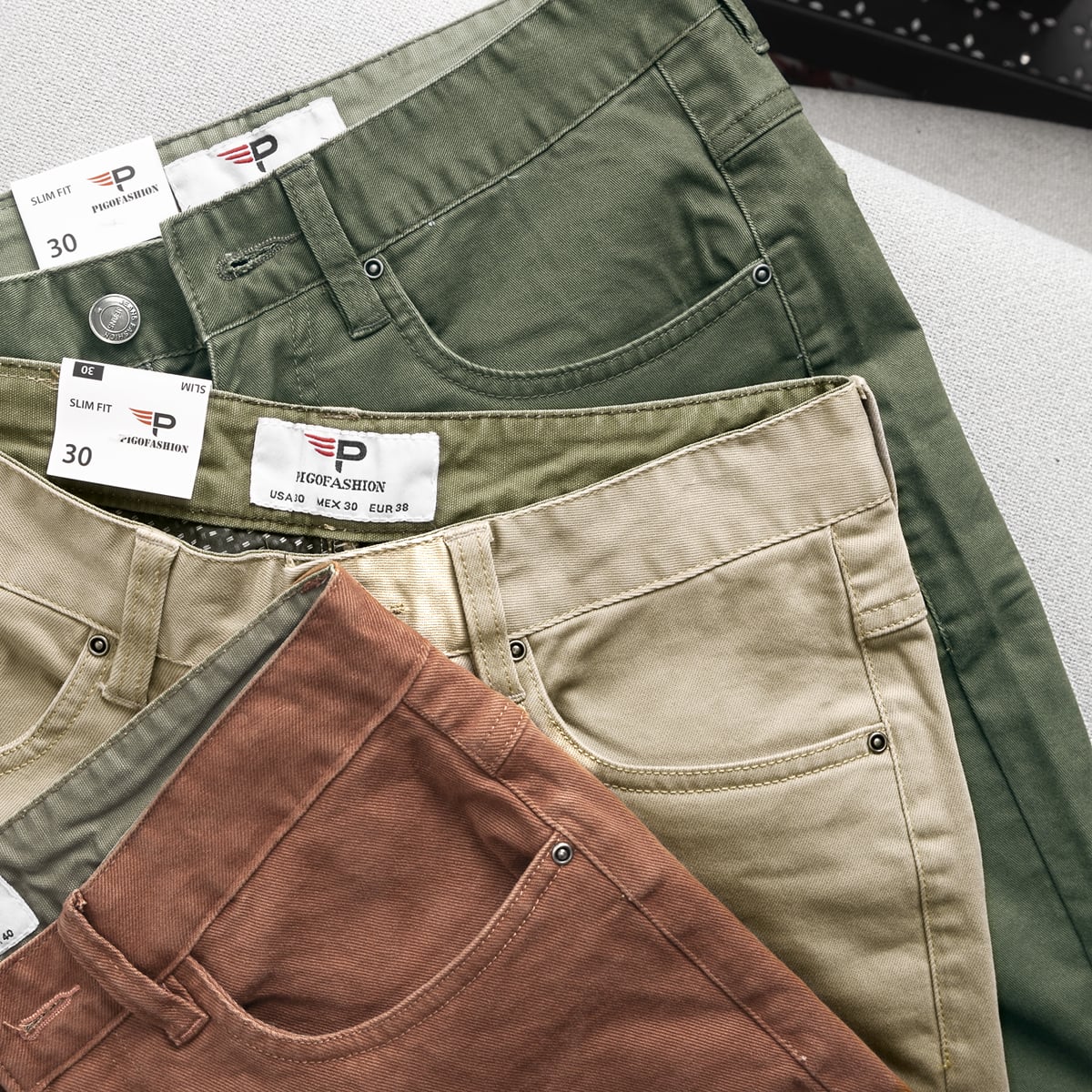 Quần short kaki nam kiểu dáng jean co giãn nhẹ mát mẻ mùa hè SKJ01 PigoFashion