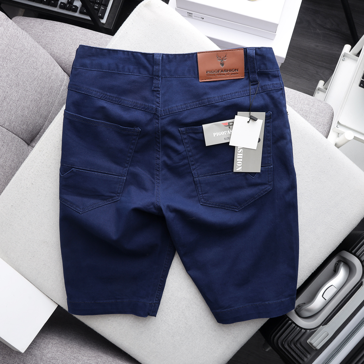 Quần short kaki nam co giãn Pigofashion PGSKJ01 (chọn màu)