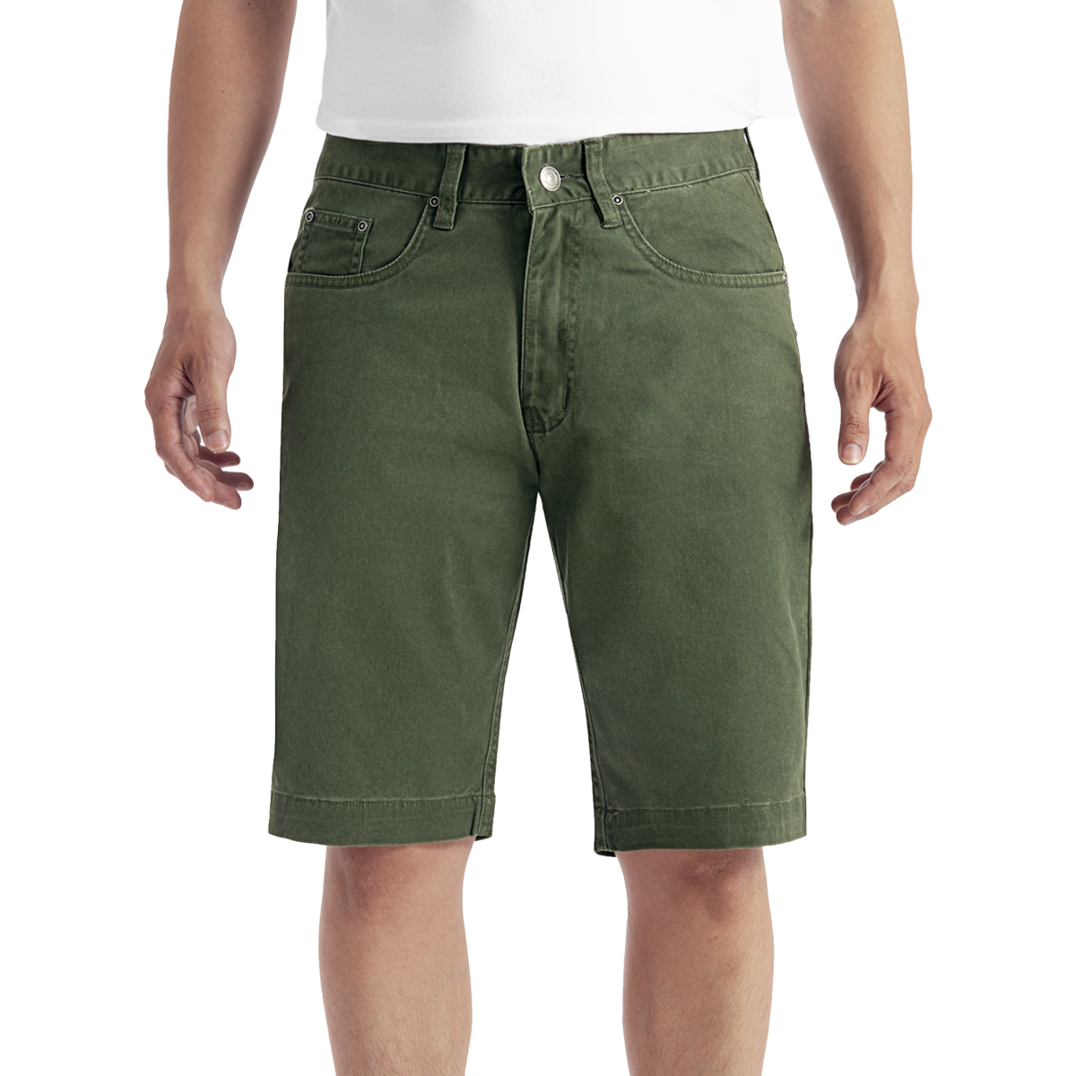 Quần short kaki nam kiểu dáng jean co giãn nhẹ mát mẻ mùa hè SKJ01 PigoFashion