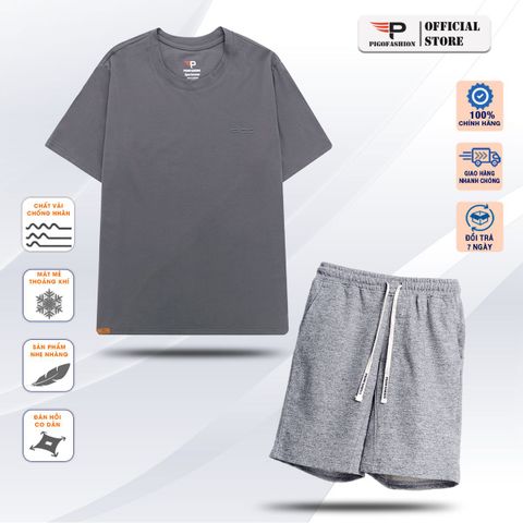 Bộ thể thao nam cao cấp pigofashion chất thun cao cấp chính hãng ATS08.QSN01