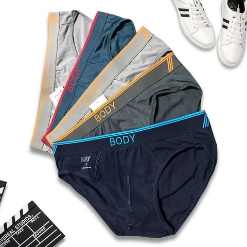 Bộ 5 quần lót nam tam giác sọc chéo BODY06 PigoFashion