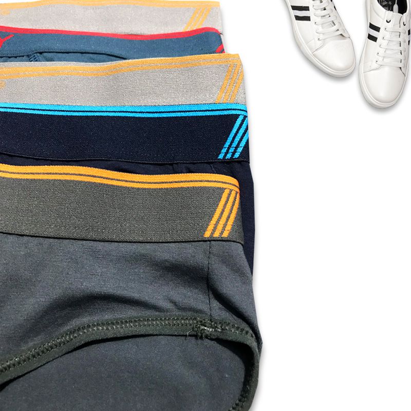 Bộ 5 quần lót nam tam giác sọc chéo BODY06 PigoFashion