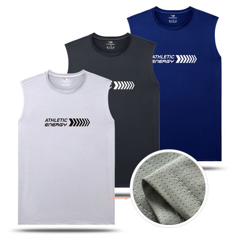 Bộ 3 Áo sát nách nam gym thể thao chính hãng Pigofashion ASN02 (3 màu khác nhau)