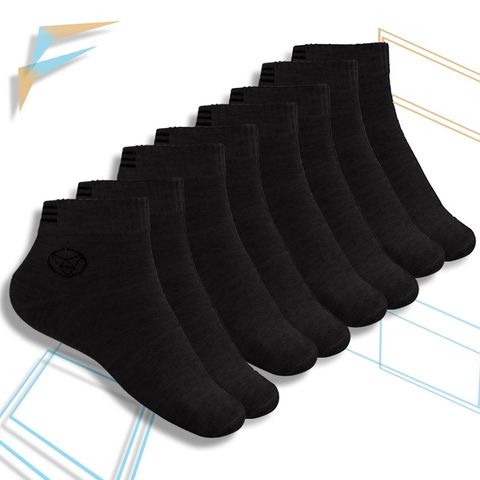 Combo 5 Đôi Tất vớ nam OSAMA PigoFashion màu đen