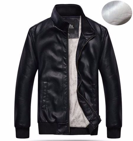 Áo Khoác da nam lót lông  cao cấp AD30 PigoFashion