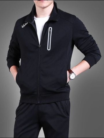 Đồ bộ thể thao nam thu đông chất thun nỉ cao cấp Pigofashion DB09