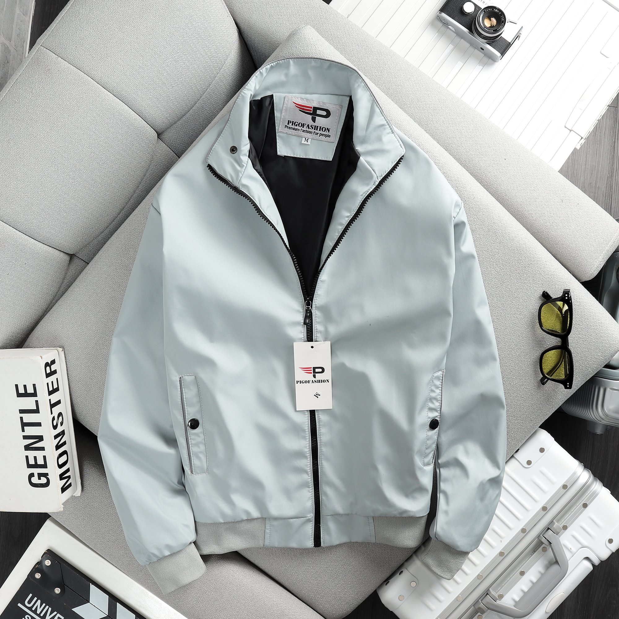 Áo khoác dù nam cao cấp xuất hàn sport jacket AKD903 PigoFashion